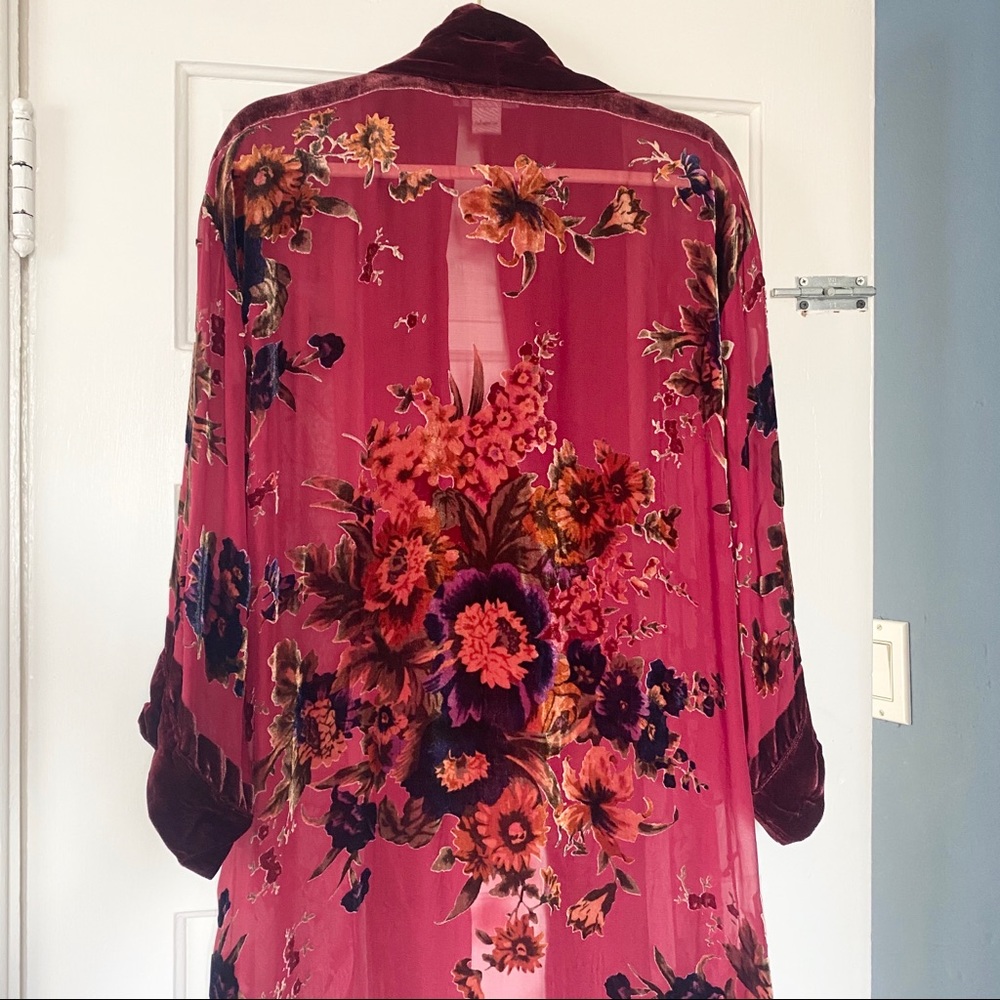Vintage Velvet Kimono